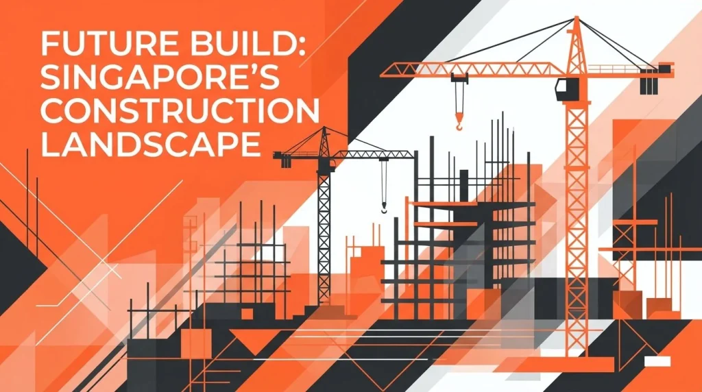 Singapore construction industry growth and workforce development illustration