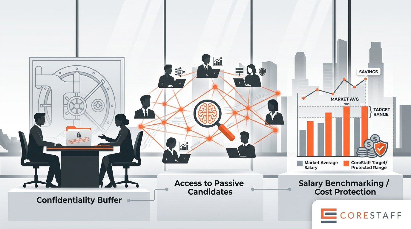 benefits of confidential manager search