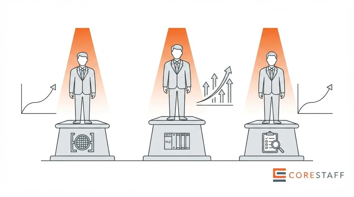 Three hardest-to-hire manufacturing role spotlights: senior process engineers, automation engineering leads, validation quality engineers