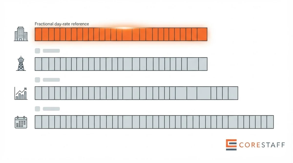 Singapore CFO salary bands chart showing growth-stage base, listed regional base, variable compensation, fractional day-rate