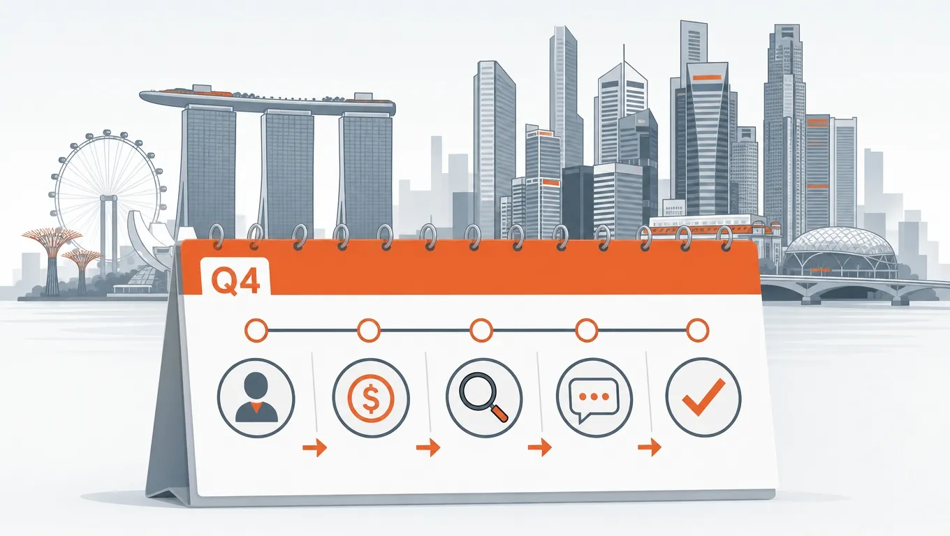 Five-step Q4 2026 headcount planning sequence for Singapore SMEs