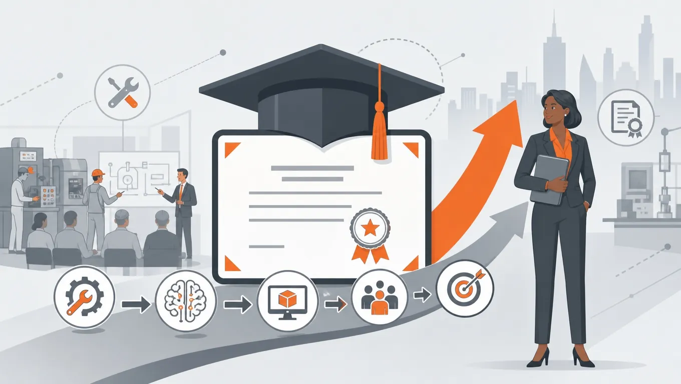 SkillsFuture and WSQ career-pathway illustration for Singapore employee retention
